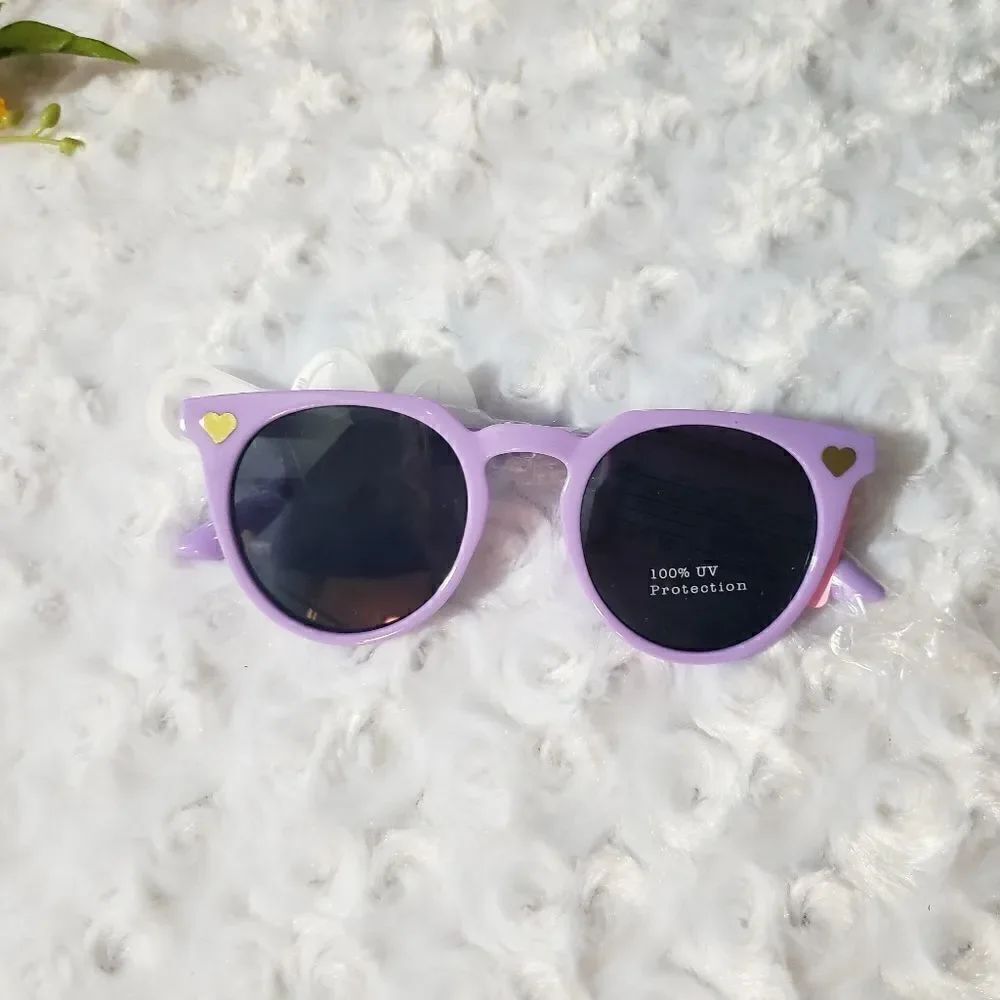 Stoney Clover Lane x Target purple heart sunglasses